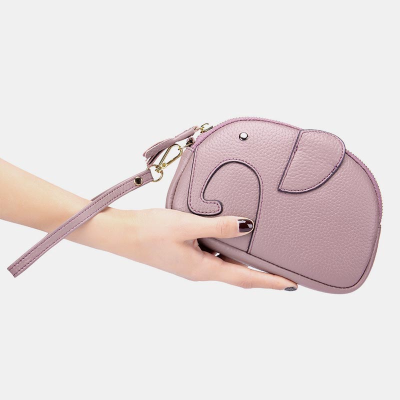 Large Capacity Soft Elephant Clutch Bag