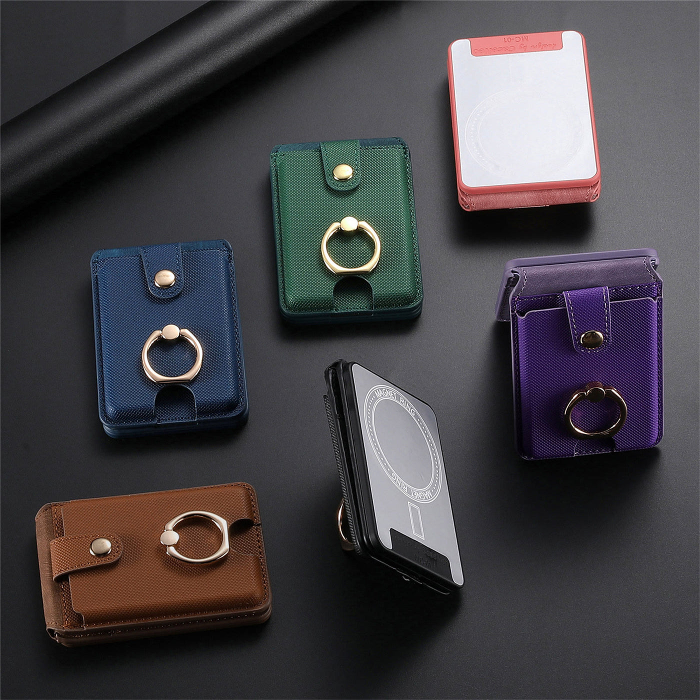 Magnetic Wallet Compatible with MagSafe RFID Blocking Wallet for iPhone