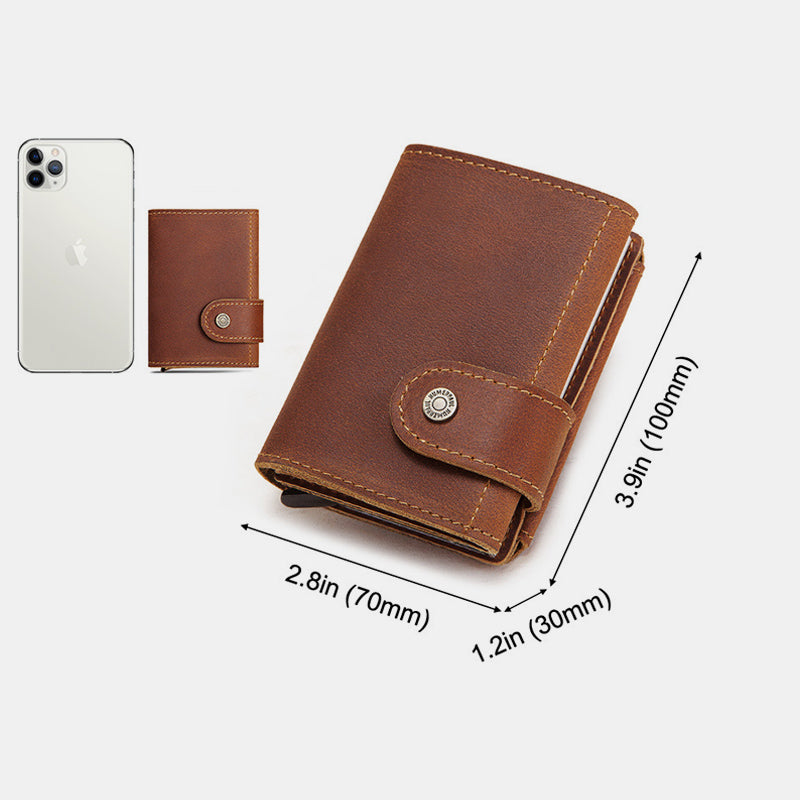 RFID Retro Card Holder Business Wallet