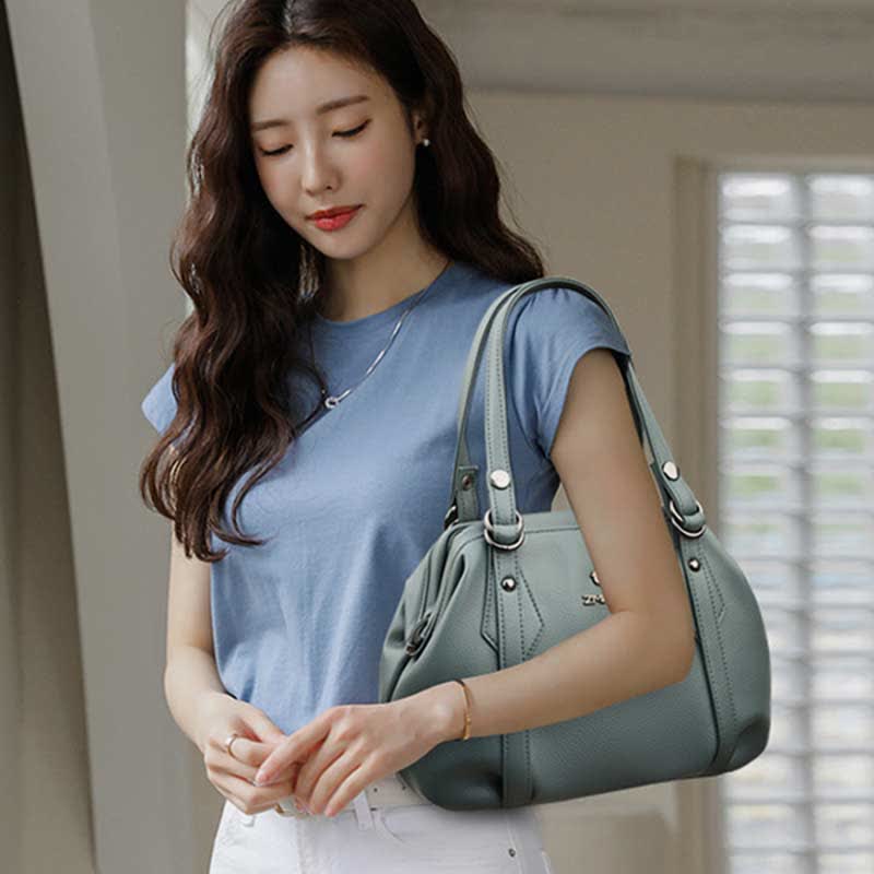 <Shipped within 24 hours> Shoulder Bag for Women Vegan Leather Tote Handbag