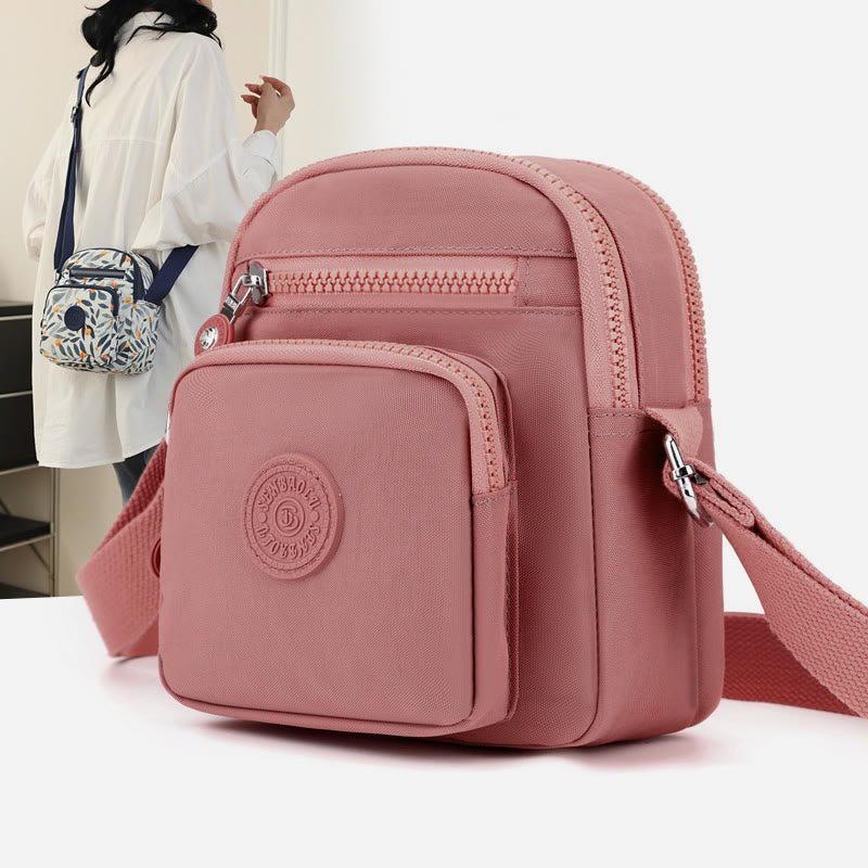 Multi-Carry Solid Color Crossbody Bag