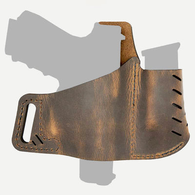 Genuine Leather Belt Holster with Mag Pouch Multiple Model for G19 P365 M1911