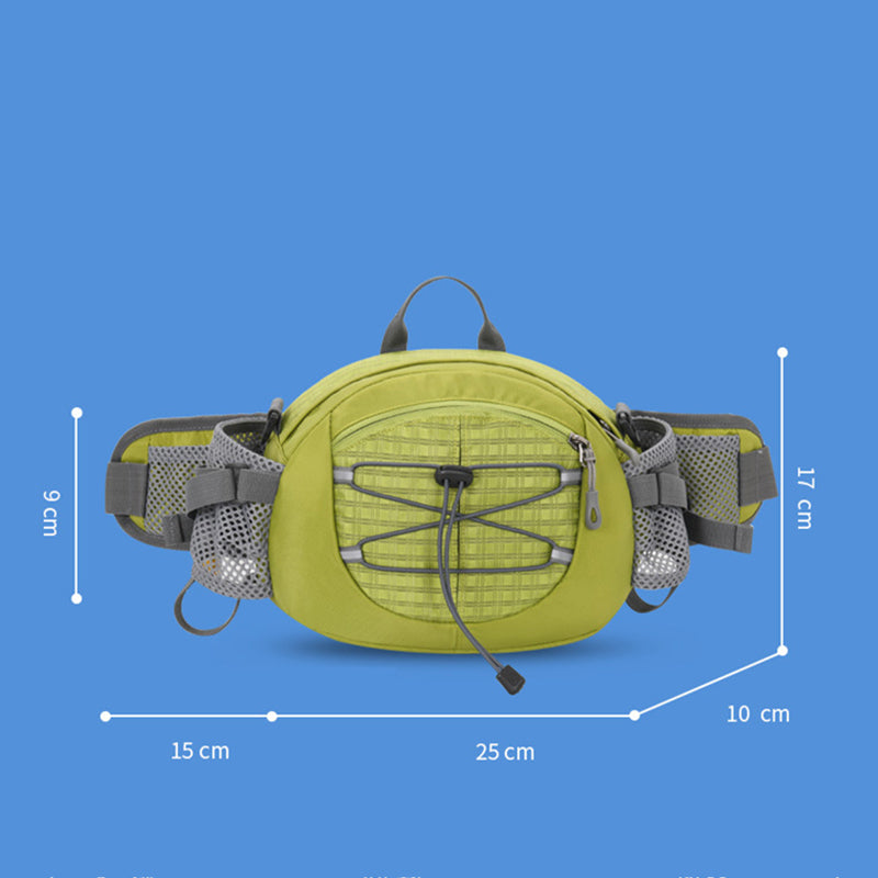 Outdoor Hiking Fishing Waist Bag with Crossbody Strap