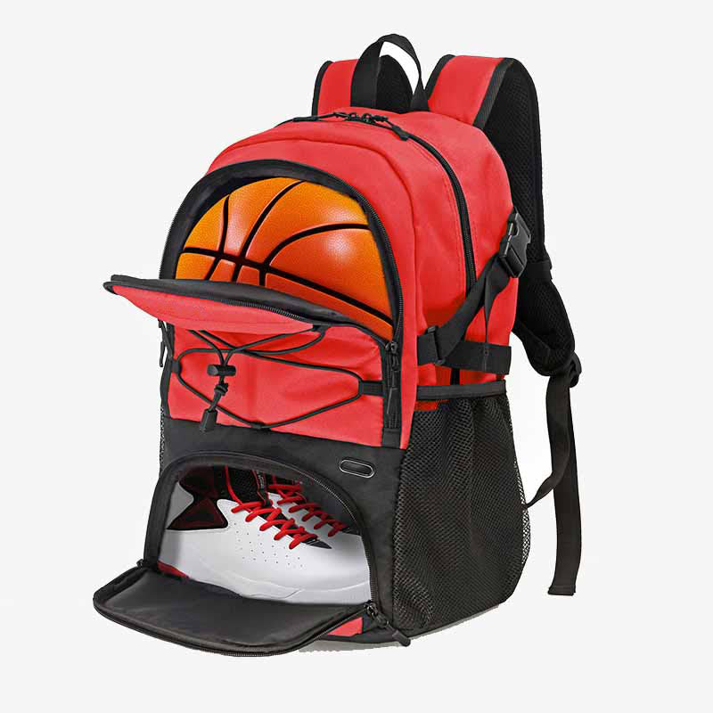 Basketball Backpack For Outdoor Training Shoe Compartment Sports Bag