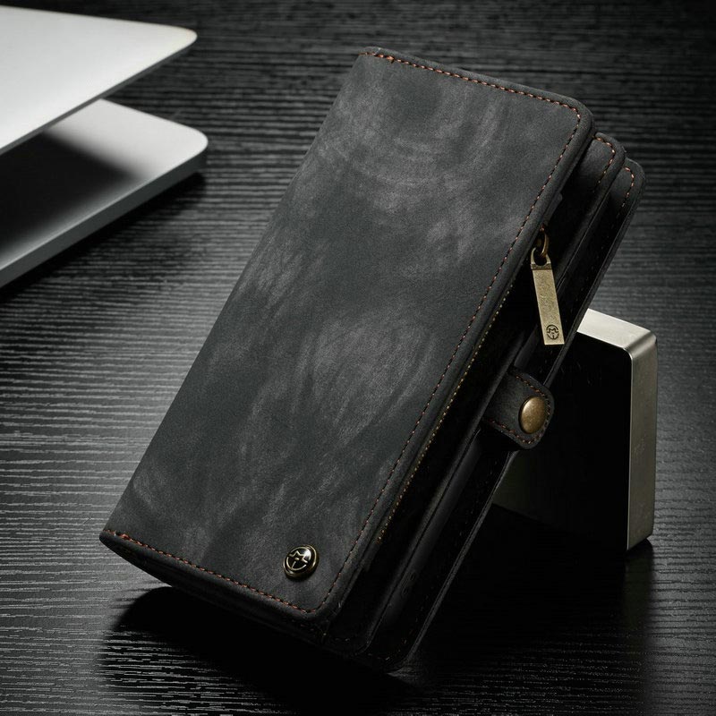 Retro Leather Wallet Phone Bag for iPhone with Multi-Slot