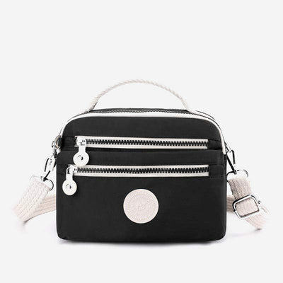 <Shipped within 24 hours> Multi-Pocket Nylon Purse Cross Body Bag