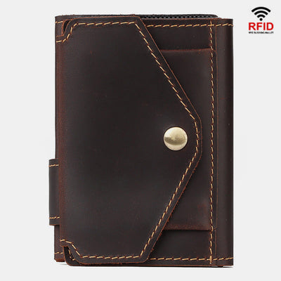 RFID Retro Card Holder Business Wallet