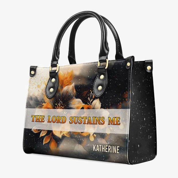 Custom Name Tote For Women The Lord Sustains Me