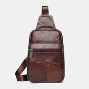 Genuine Leather Sling Bag Purse Crossbody Bags for Men