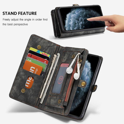 Retro Leather Wallet Phone Bag for iPhone with Multi-Slot