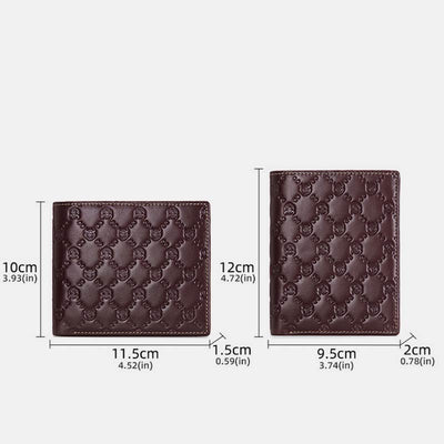 RFID Multi-slot Embossing Card Holder Elegant Wallet