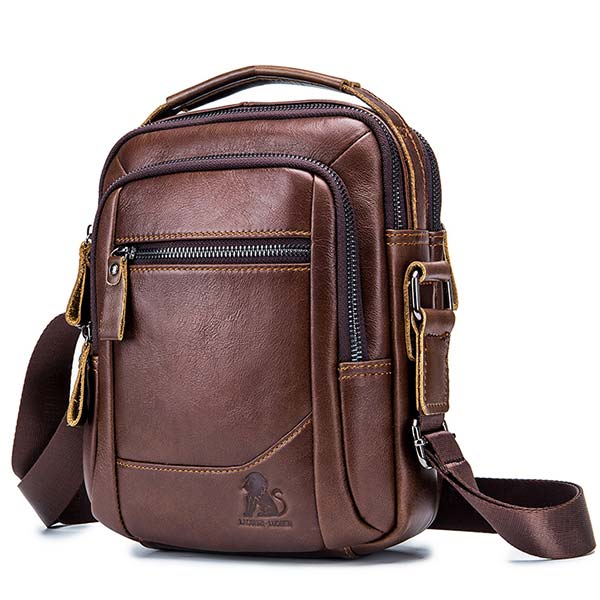 Genuine Leather Vintage Crossbody Bag