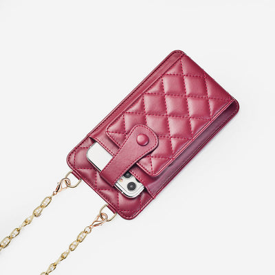 Elegant Embossing Small Crossbody Phone Bag