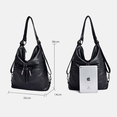 <Shipped within 24 hours> Multi-Pocket Casual Shoulder Bag Backpack