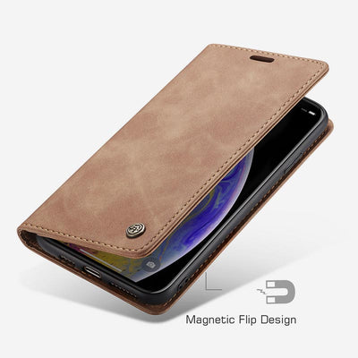 Leather Phone Case Phone Bag for iPhone Samsung with Card Holder Banknote Pocket