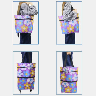 <Shipped within 24 hours> Expandable Foldable Trolley Bag