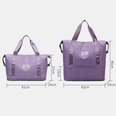 Waterproof Expandable Large Capacity Tote Travel Handbag