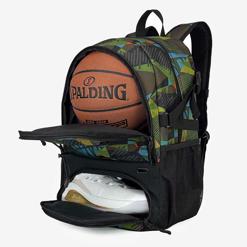 Basketball Backpack For Outdoor Training Shoe Compartment Sports Bag