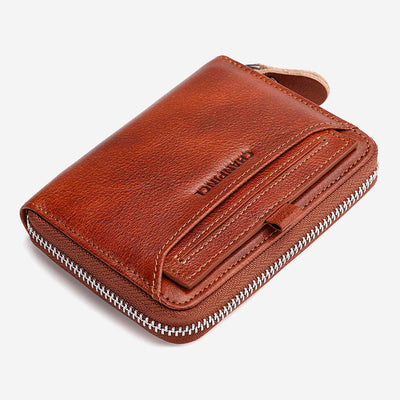 Wallet For Men Multiple Slots Vertical RFID Shopping Purse