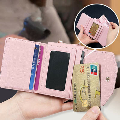 Wallet for Women Leather Samsung Galaxy Z Flip 4 Foldable Phone Case