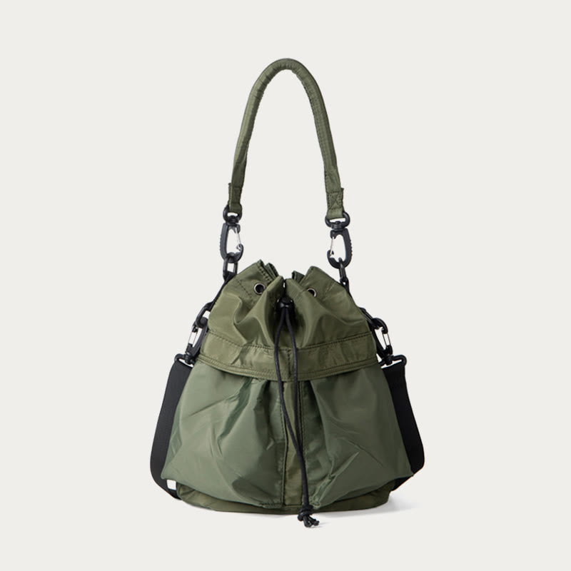 Lightweight Bucket Bag Top Handle Satchel with Crossbody Strap