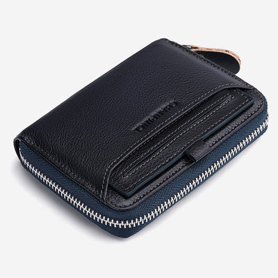 Wallet For Men Multiple Slots Vertical RFID Shopping Purse