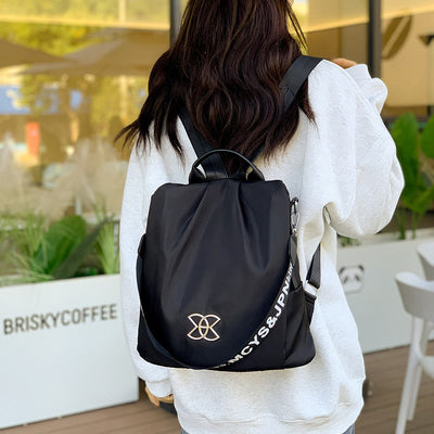 3-Way-Use Anti-theft Backpack Shoulder Bag for Women Maillard Brown Travel Bag