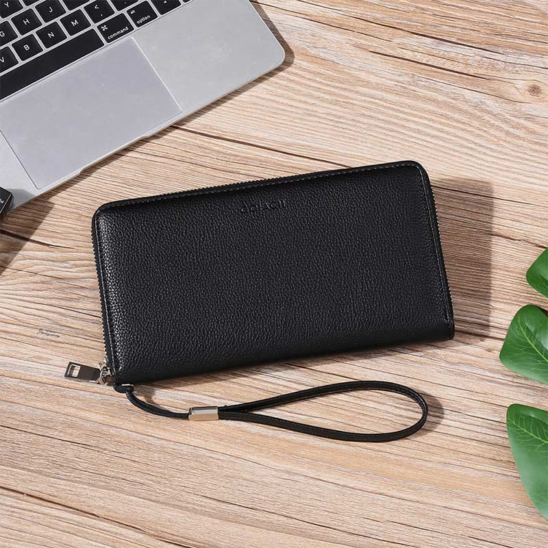 RFID Wallet for Women Large Capacity Card Slot Leather Purse