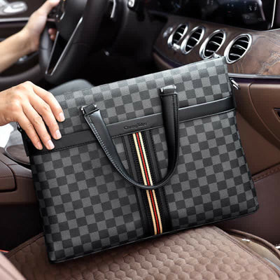 <Shipped within 24 hours> Leather Laptop Shoulder Bag Briefcase Laptop Sleeve Case