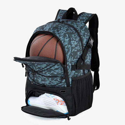 Basketball Backpack For Outdoor Training Shoe Compartment Sports Bag