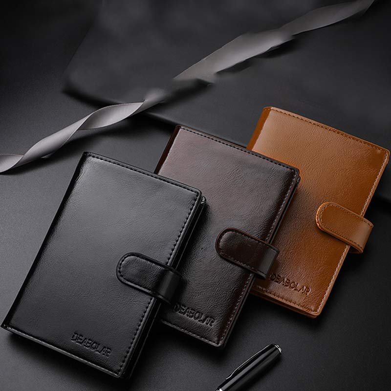 Leather Passport Holder Wallet Card Holder Passport Case