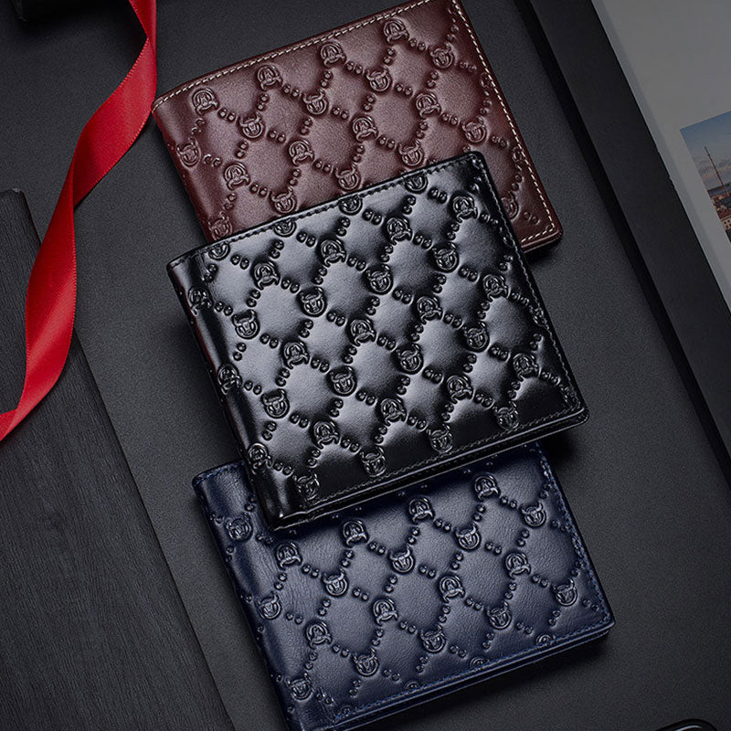 RFID Multi-slot Embossing Card Holder Elegant Wallet