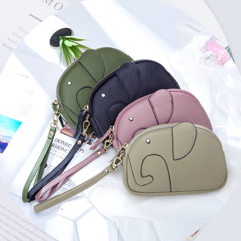 Large Capacity Soft Elephant Clutch Bag