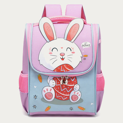 Cartoon Backpack For Kids Animal Printing Spine Protect Schoolbag