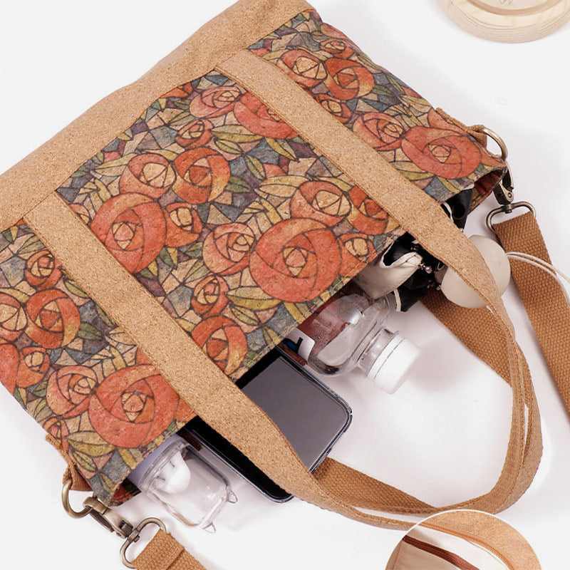 Portable Tote For Women Palamei Eco-Friendly Cork Bag Crossbody Bag