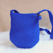 Handmade Bucket Bag For Women Wool Felt Crossbody Purse