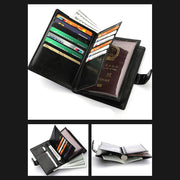 Limited Stock: Leather Passport Holder Wallet Card Holder