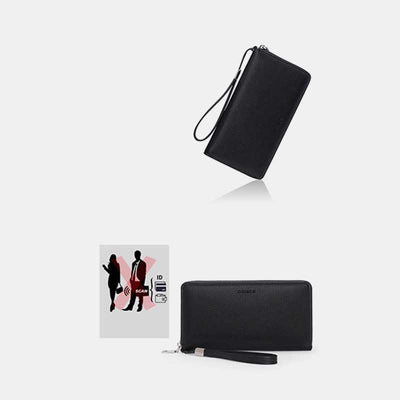 RFID Wallet for Women Large Capacity Card Slot Leather Purse