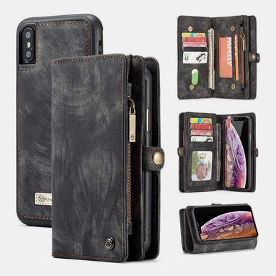 2 in 1Magnetic Wallet Detachable Case for iPhone 14/15/16, Samsung S22/S23