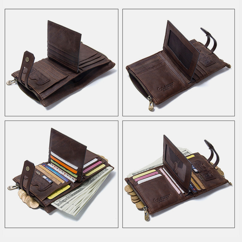 Genuine Leather Casual Vintage Wallet