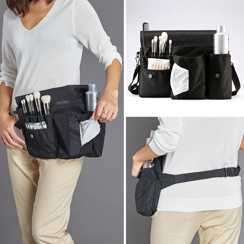 Waist Makup Bag For Dresser Outside Portable Brush Storage Bag