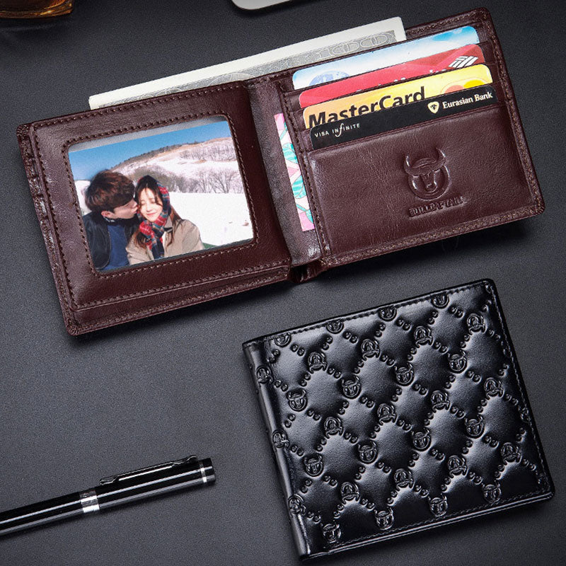 RFID Multi-slot Embossing Card Holder Elegant Wallet