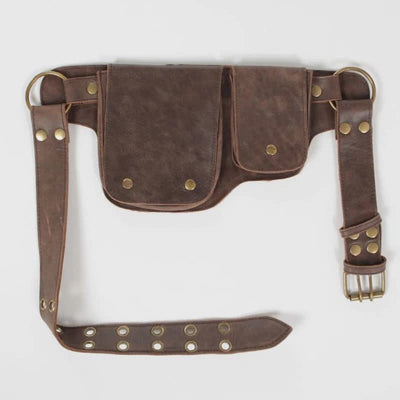 <Shipped within 24 hours> Faux Leather Waist Bag Belt Bag