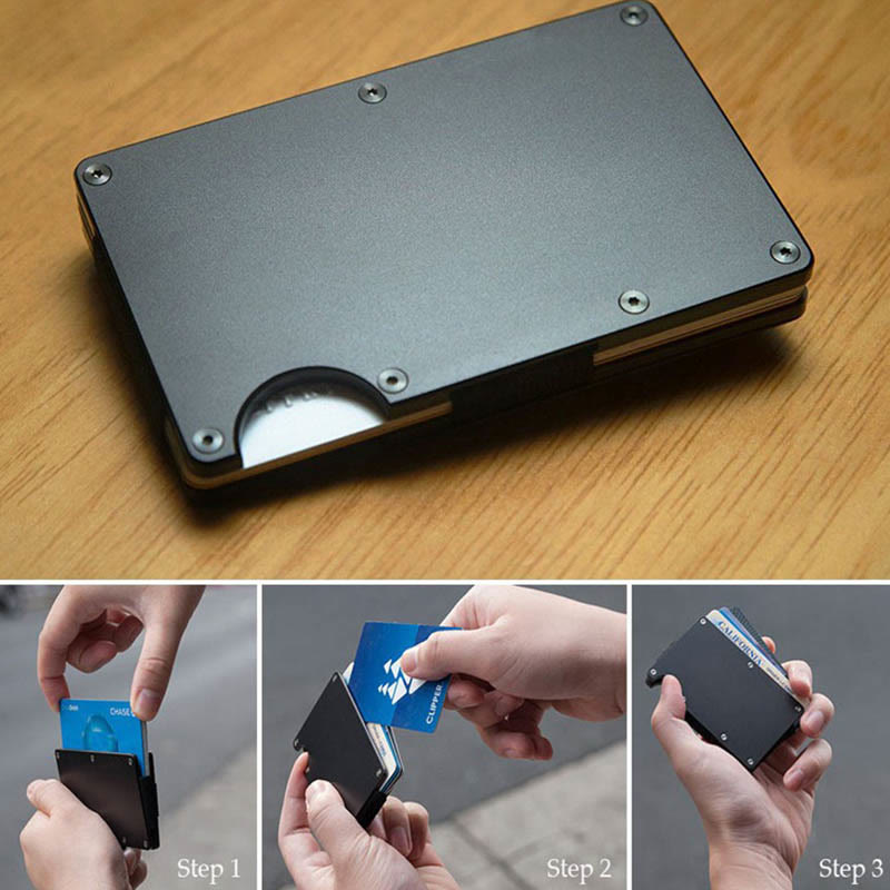 RFID Blocking Credit Card Holder Card Case Minimalist Wallet for Men