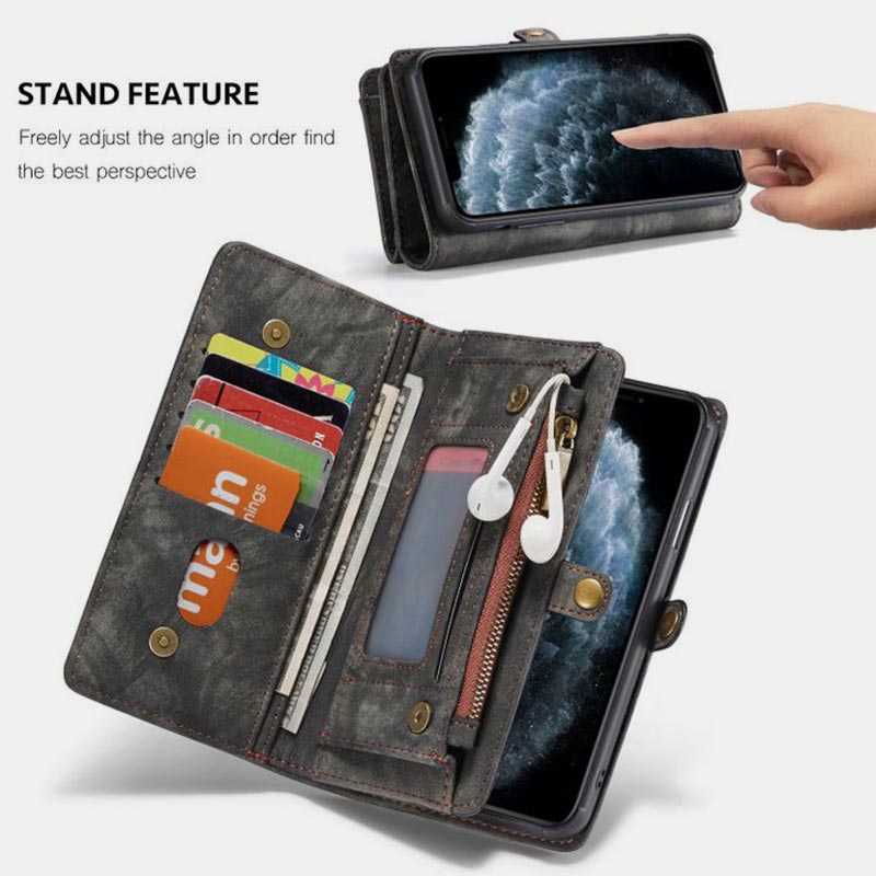 2 in 1Magnetic Wallet Detachable Case for iPhone 14/15/16, Samsung S22/S23