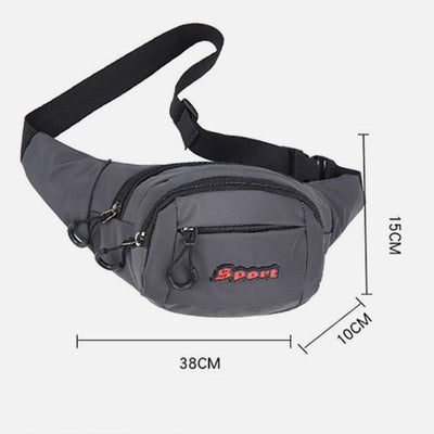 Waterproof Waist Bag Casual Waist Pack Chest Bag For Women Men