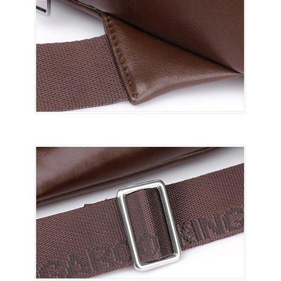 Limited Stock: Anti-theft Double Compartment PU Leather Sling Bag