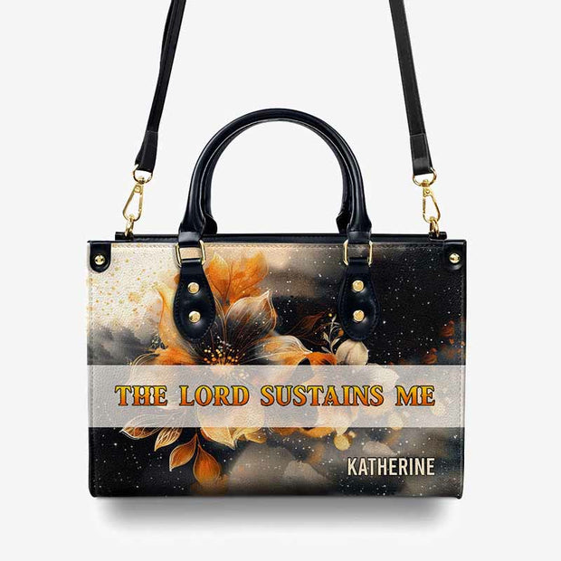 Custom Name Tote For Women The Lord Sustains Me