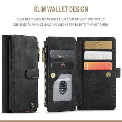 Multi-Slot Wallet Case Cell Phone Case Compatible with iPhone 13 ProMax Pro Mini