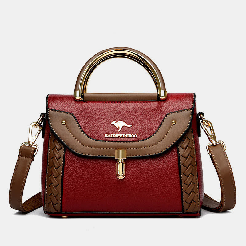 Limited Stock: Women Buckle Leather Square Crossbody Bag